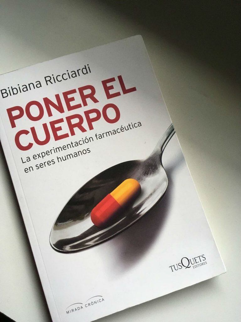 Poner el cuerpo, el libro escrito en primera persona por Bibiana Ricciardi.