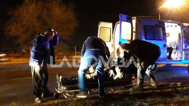 Dos policías chocaron cuando escoltaban al plantel mendocino. Foto: FM La Bomba.