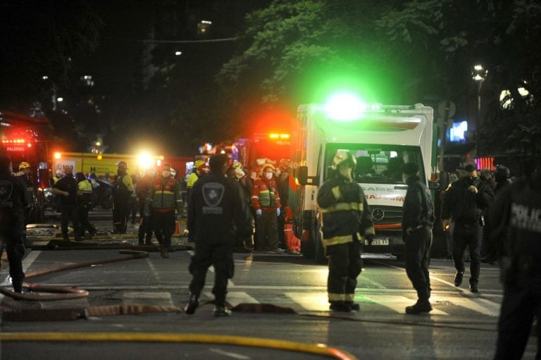 Explosión en una perfumería porteña. (Foto: Clarín)