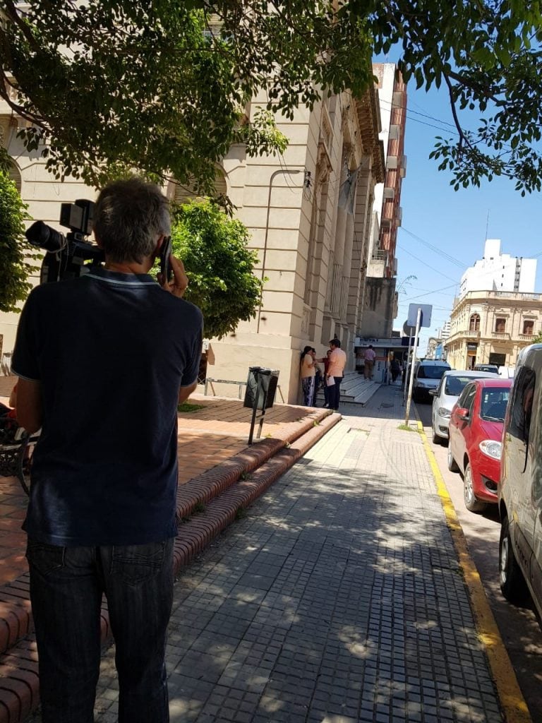 Expectativa en los Tribunales de Río Cuarto por la llegada de Marcelo Macarrón a declarar en el marco del crimen de su esposa, Nora Dalmasso.