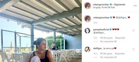 El enorme parecido de Delfina, la hija de Roberto García Moritán, con Pampita