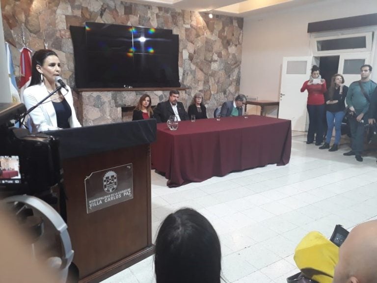 Acto de Proclamación de autoridades en Carlos Paz