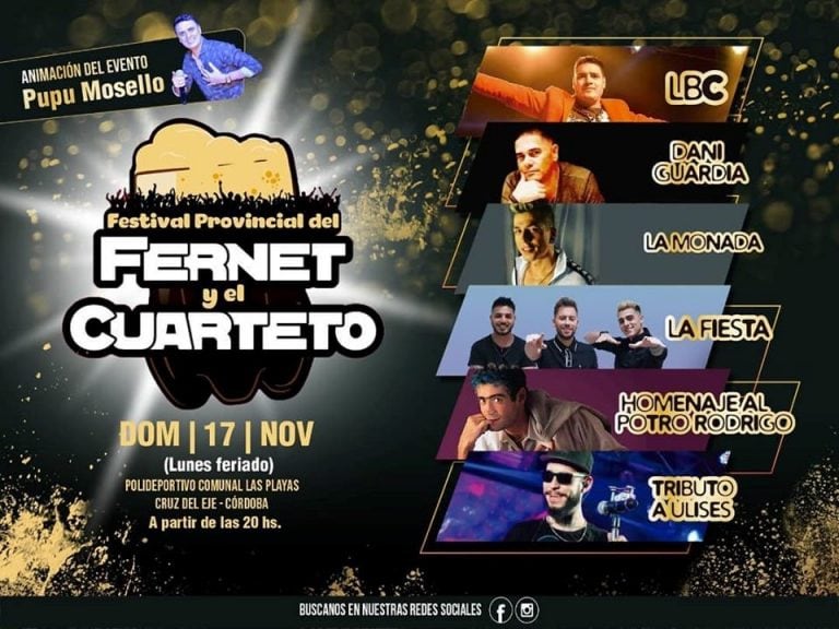 Bandas en vivo, degustación de fernet y un "espacio gourmet".