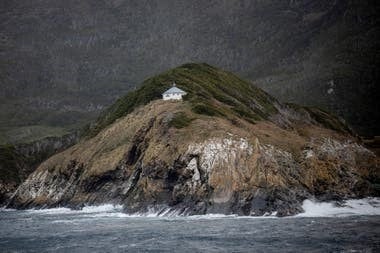 El faro del Fin del Mundo en la Isla de los Estados Fuente: LA NACION - Crédito: Santiago Filipuzzi / Enviado Especial.