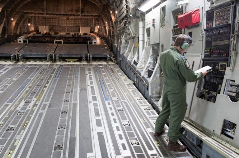 Bodega del C-17 Globemaster III