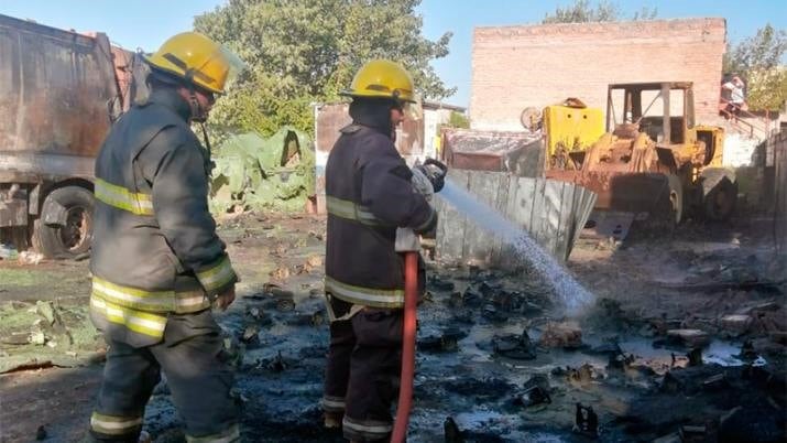 Incendio en La Banda.