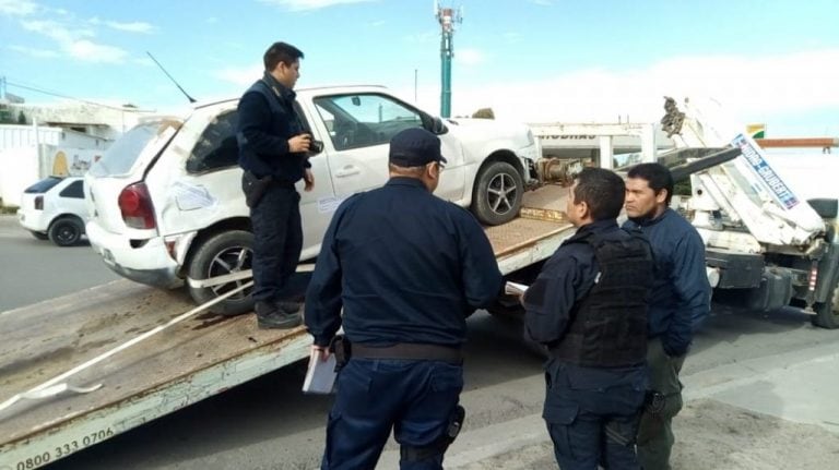 La policía se hizo presente ante la denuncia.