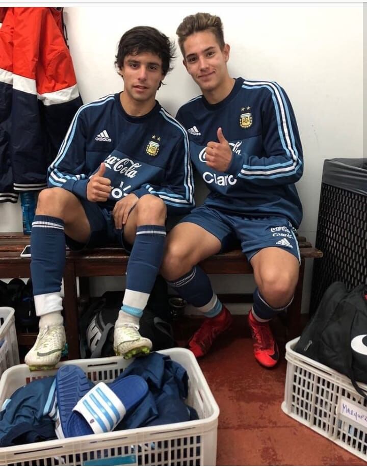 Luciano Vera (izquierda) y Rodrigo Márquez (derecha). Los dos misioneros convocados para la Sub-17.