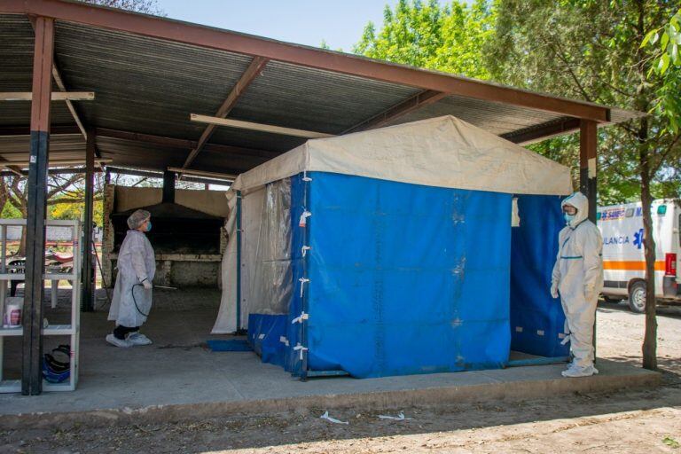 Sistema de desinfección del SAMEC en el balneario Carlos Xamena (Municipalidad de Salta)