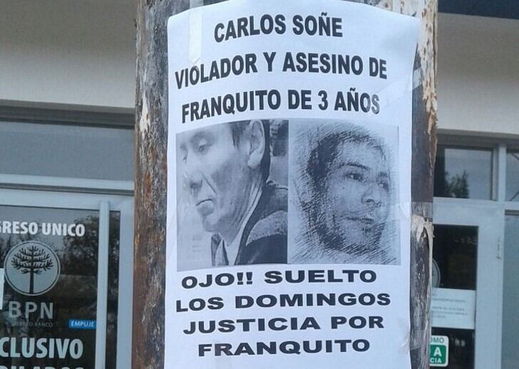 El Tribunal Superior de Justicia no autorizó las salidas laborales del violador Carlos Soñé.