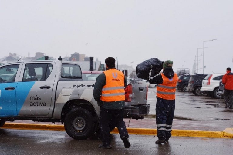 Limpieza en Ushuaia