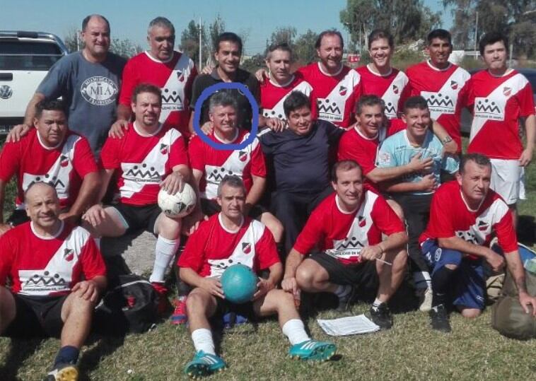 Fausto Fabián Mariño integraba uno de los equipos amateur que juega en Mendoza.