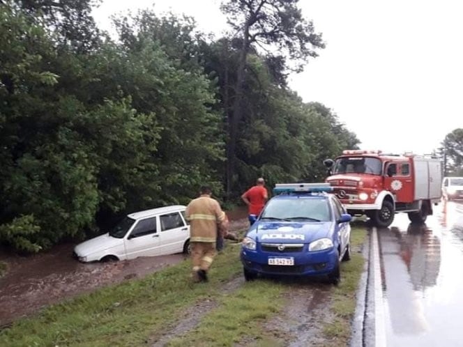 En el rescate trabajaron dos dotaciones de Bomberos Voluntarios de Mendiolaza.