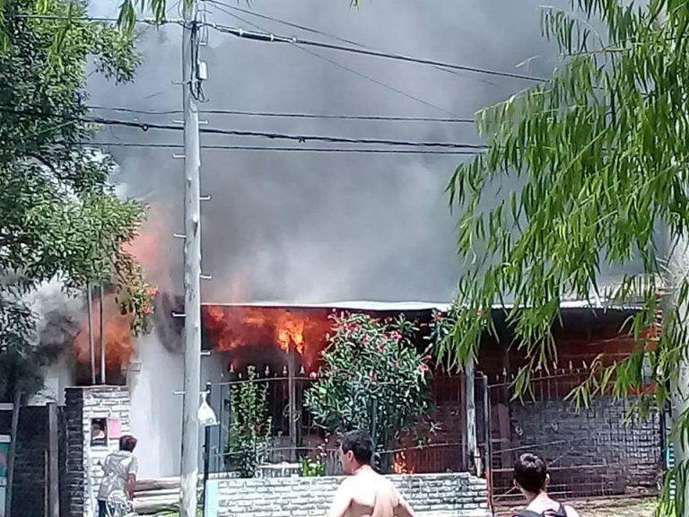 Incendio en Gchú
Crédito: Facebook Cristina Garra