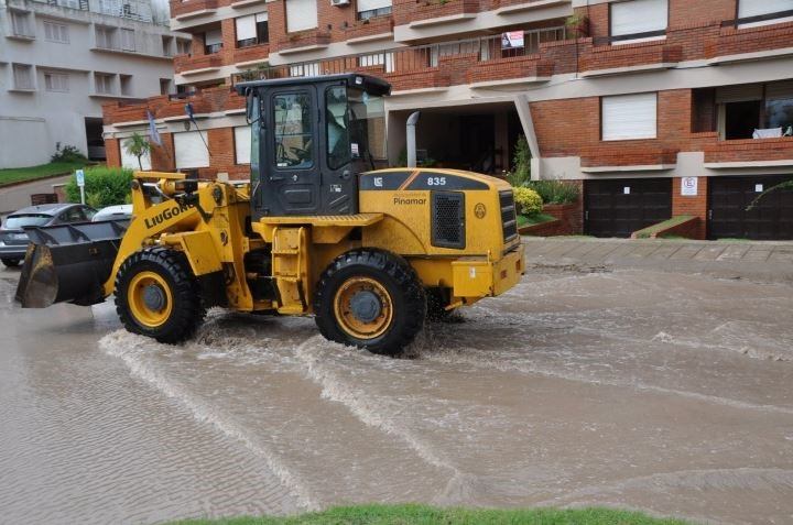 Varias calles están inundadas (Infocielo).