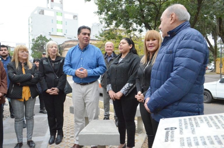 Los intendentes de Resistencia recordados en un espacio público