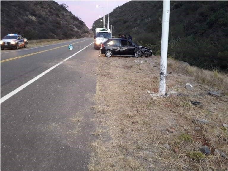 Accidente Vial en la Quebrada de Moreira