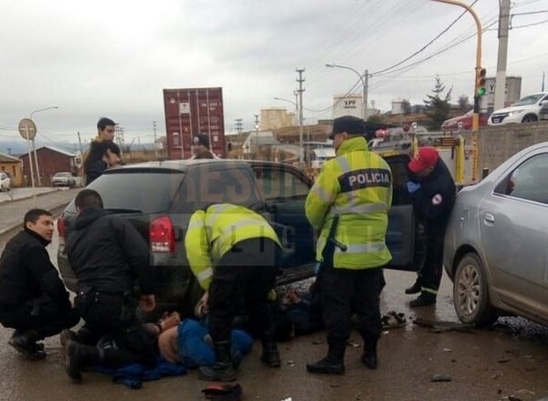 Accidente en Ushuaia