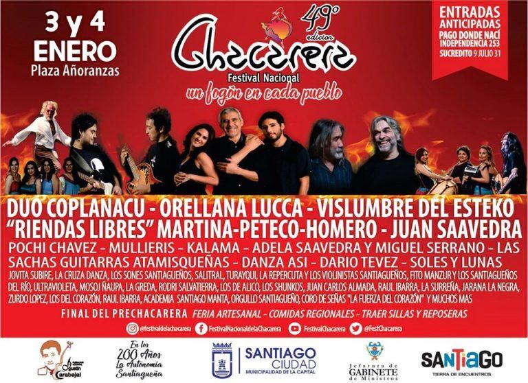 Cartelera del festival.