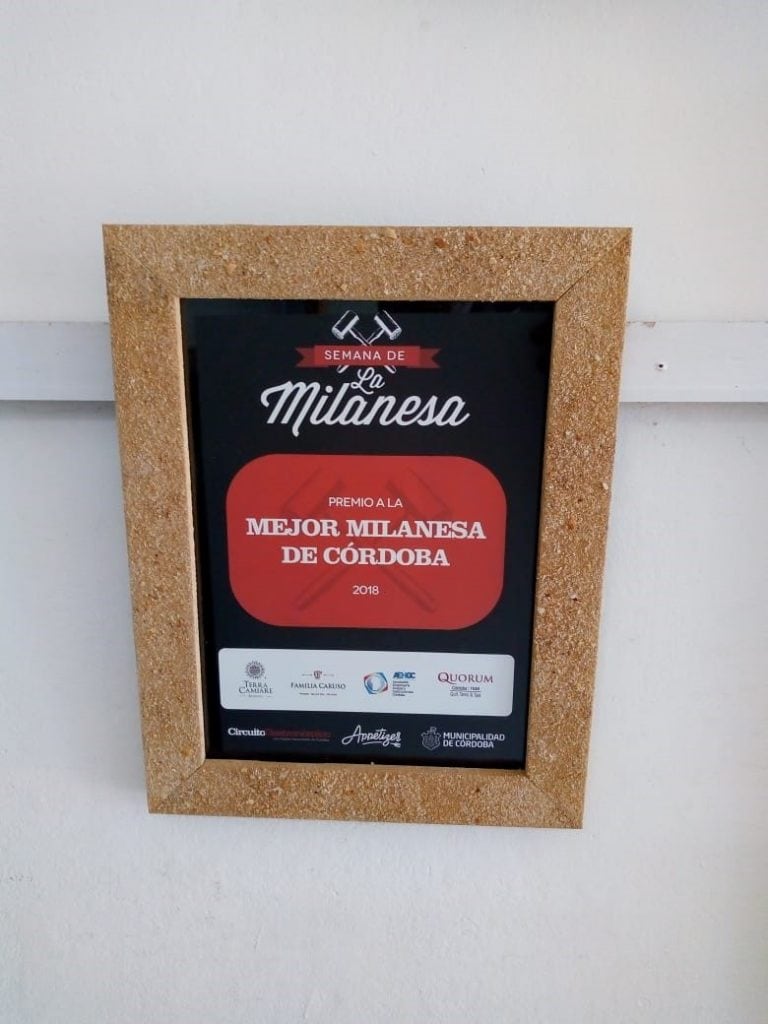 Premio a la mejor milanesa de Córdoba