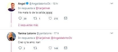 Yanina Latorre salió a respaldar a Karina Jelinek y Ángel de Brito se divirtió con el nuevo servicio que ofrece.