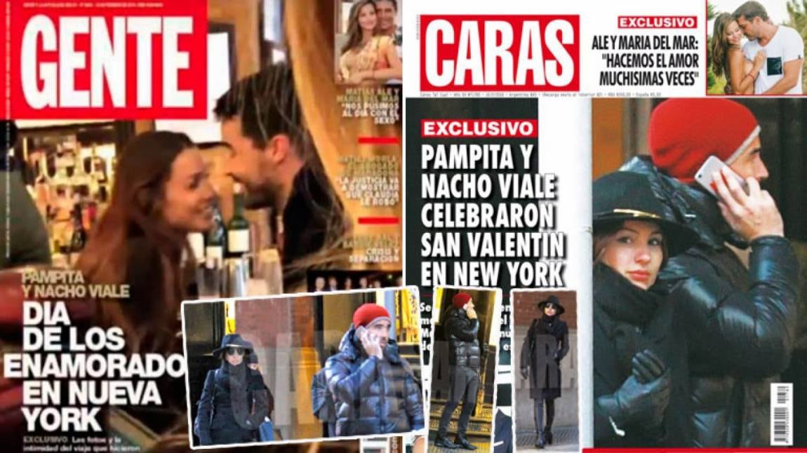 El romance de Pampita y Nacho Viale en tapa de revistas