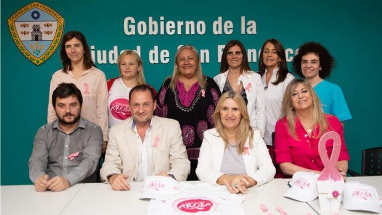 Caminata rosa en san fco