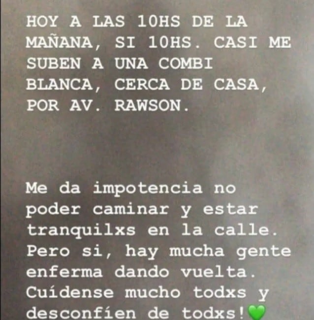 Rápidamente se viralizaron los testimonios de las chicas en las redes sociales.