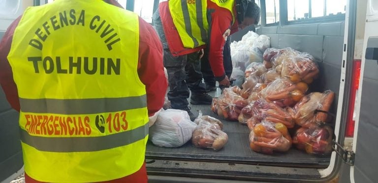 Continúa la entrega de módulos alimentarios en Tolhuin