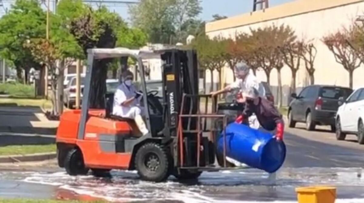Vecinos denuncian que un frigorífico tiró desechos en plena calle