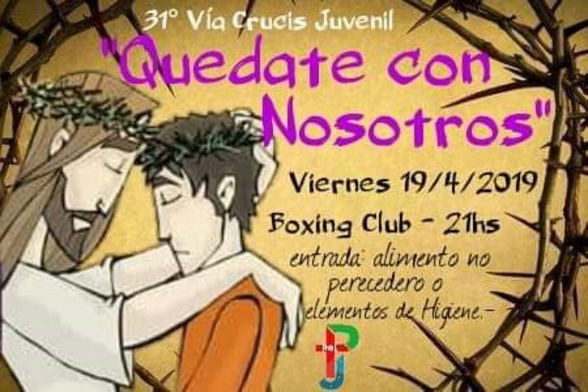 Se realizó el tradicional "Vía Crucis" en el Boxing Club