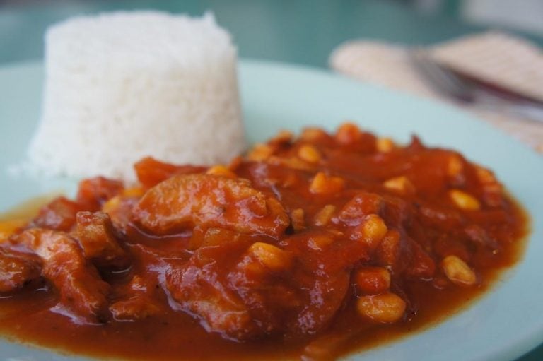 Tomaticán, plato clásico de San Juan.