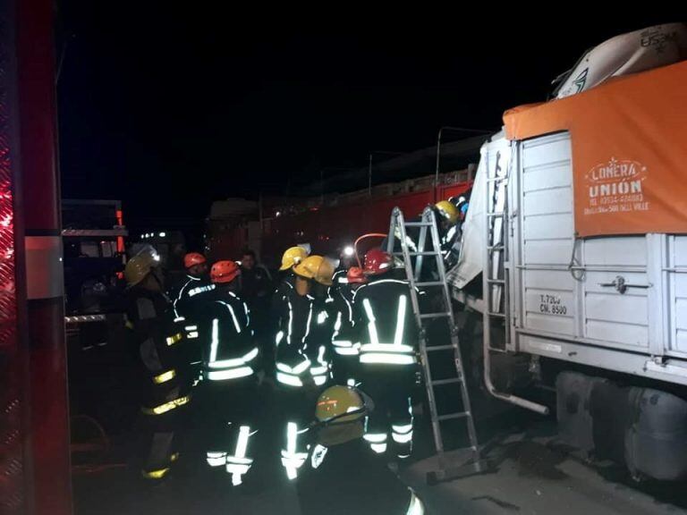 Foto gentileza de Bomberos Voluntarios de Leones