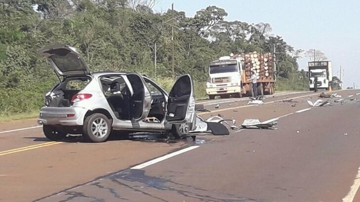 Nancy Mariel Cabral murió a causa de las heridas camino al hospital. Manejaba el 207.
Fuente: Misiones Cuatro.