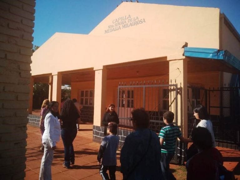 Capilla de la Medalla Milagrosa uno de los templos recorridos en Semana Santa en Posadas. (MisionesOnline)