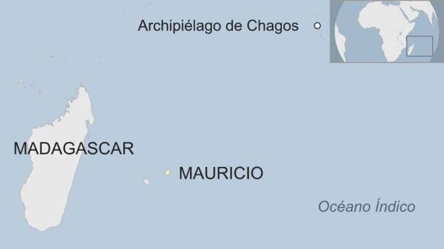 El Archipiélago de Chagos está usurpado por Reino Unido.