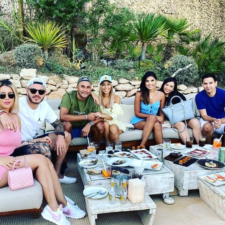 Vacaciones de Wanda Nara y Mauro Icardi en Ibiza (Foto: Instagram)