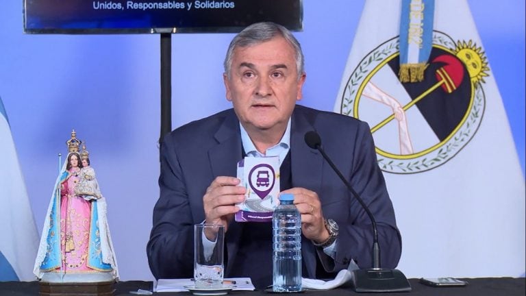 El gobernador Morales se explayó acerca del procedimiento implementado para el ingreso del transporte de cargas a territorio jujeño.