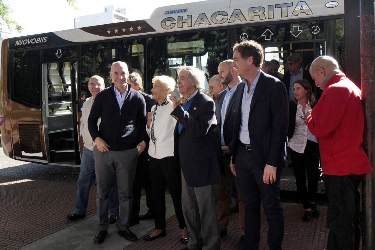 DYN15, BUENOS AIRES 11/04/17, EL JEFE DE GOBIERNO DE LA CIUDAD DE BUENOS AIRES, HORACIO RODRÍGUEZ LARRETA, INAUGURÓ HOY EL CENTRO DE TRASBORDO FEDERICO LACROZE, UBICADO EN EL BARRIO DE CHACARITA, QUE BENEFICIARÁ A MÁS DE 200.000 PERSONAS QUE CIRCULAN DIAR