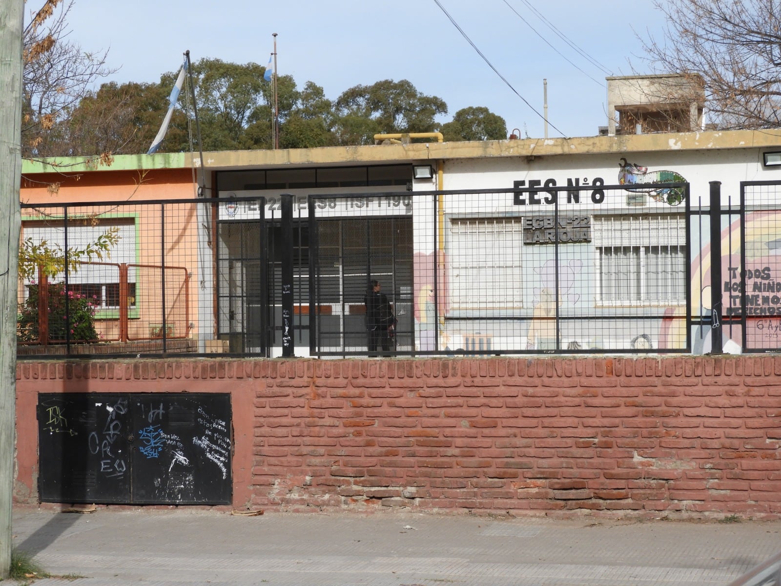 Finalizó obra de gas en Escuela N° 22.