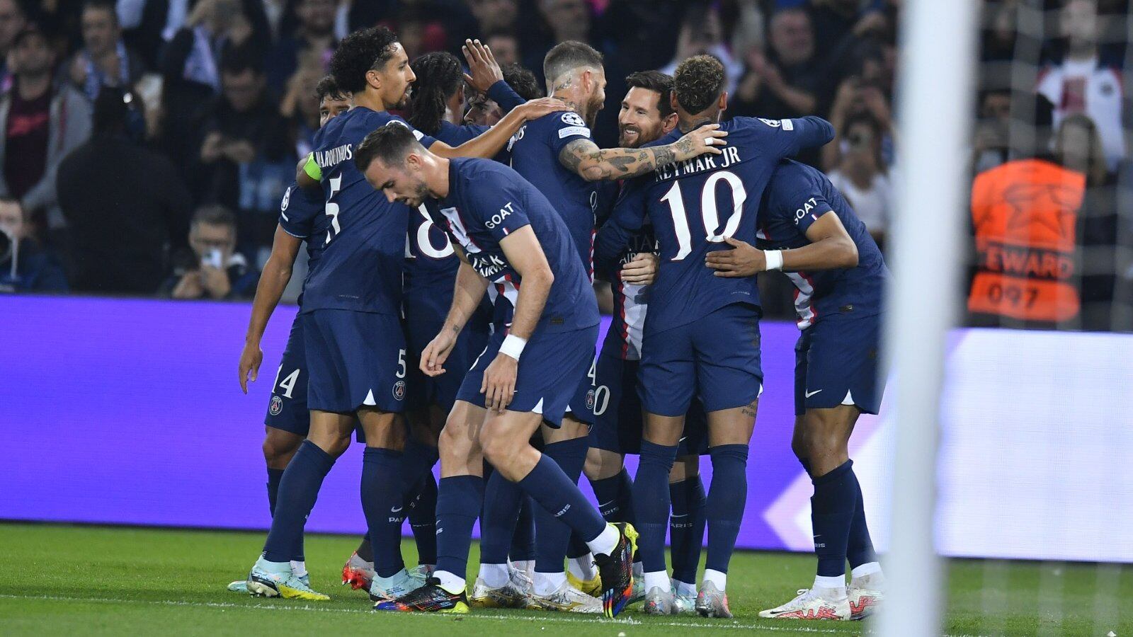 Messi anotó el primer gol para el PSG ante Maccabi Haifa. (Prensa PSG).