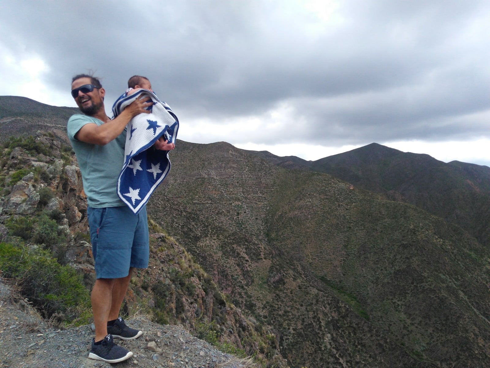 Nacho Lucero y su hijo, Salvador.