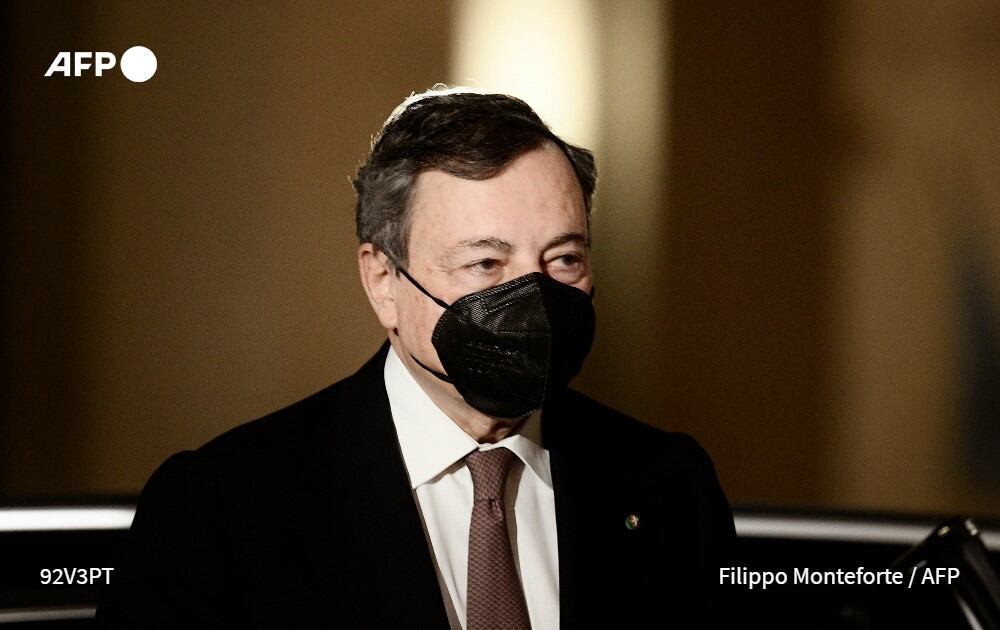 Mario Draghi anunció las nuevas restricciones (Foto: AFP)