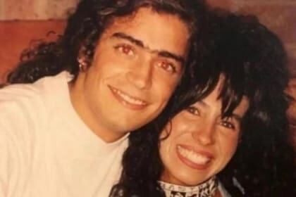 Marixa Balli junto a Rodrigo Bueno.