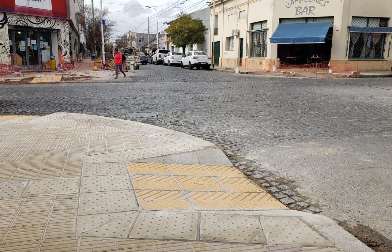 Realizan rampas en calles de la ciudad