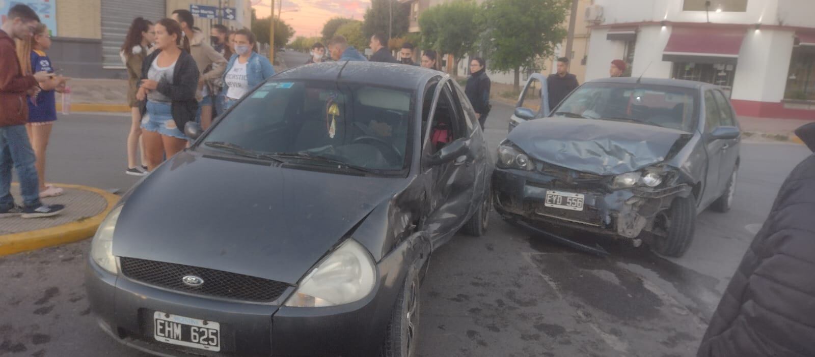 Accidente de Tránsito en Bernardo de Yrigoyen y Av. Sán Martín