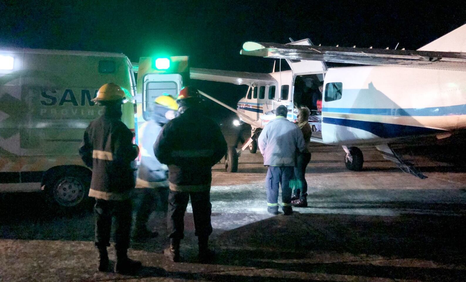 Partió Desde Tres Arroyos un vuelo sanitario hacia el Hospital Italiano de La Plata