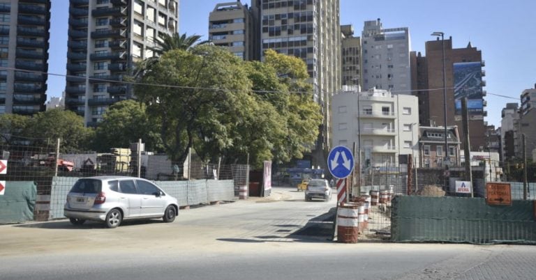 Habilitaron la rotonda de Plaza España.