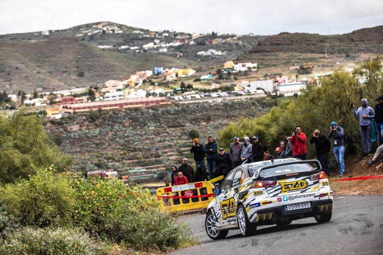 El Mitsubishi de Alonso, cordobés radicado en Salta, que compite junto con Pupín Monasterolo.