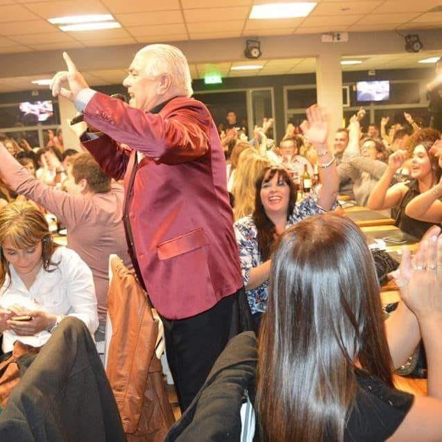 Jorge Máximo poniendo ritmo a los eventos